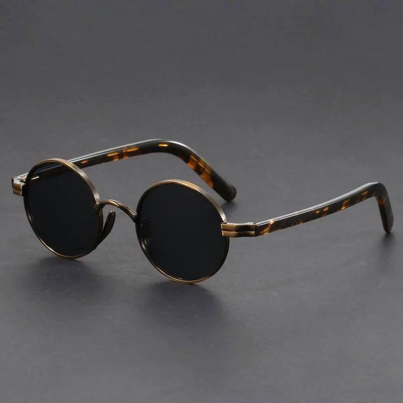 Jordan | Round Steampunk Metal Frame Sunglasses