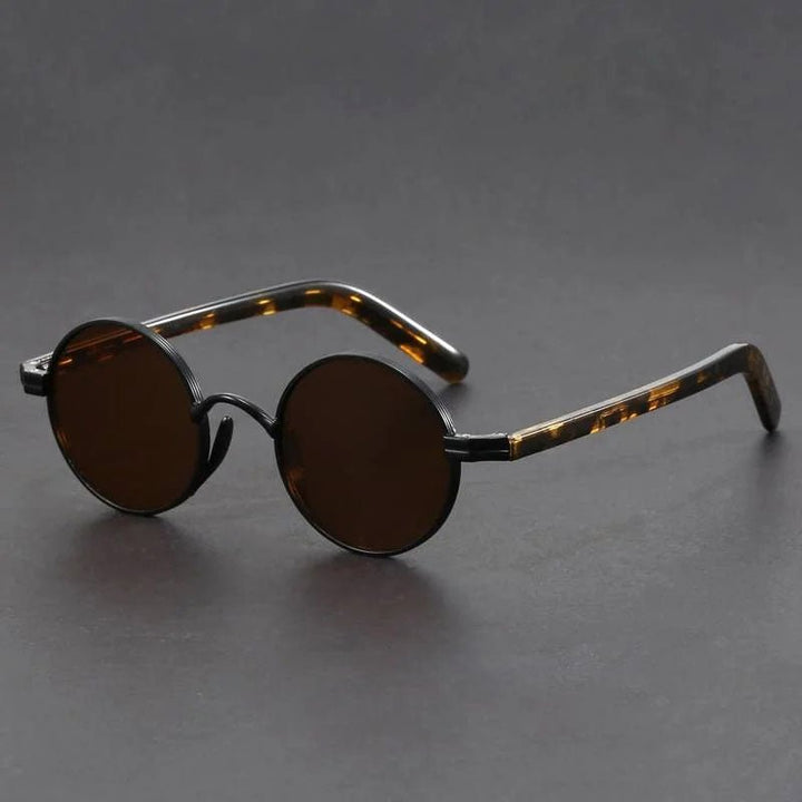 Jordan | Round Steampunk Metal Frame Sunglasses