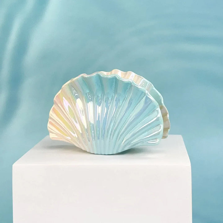 Kit | Iridescent Ceramic Seashell Decorative Dish