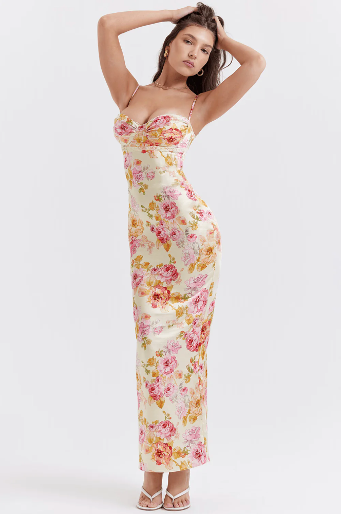 Mara | Wedding Guest Floral Maxi Dress