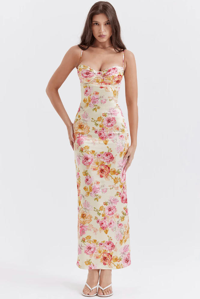 Mara | Wedding Guest Floral Maxi Dress