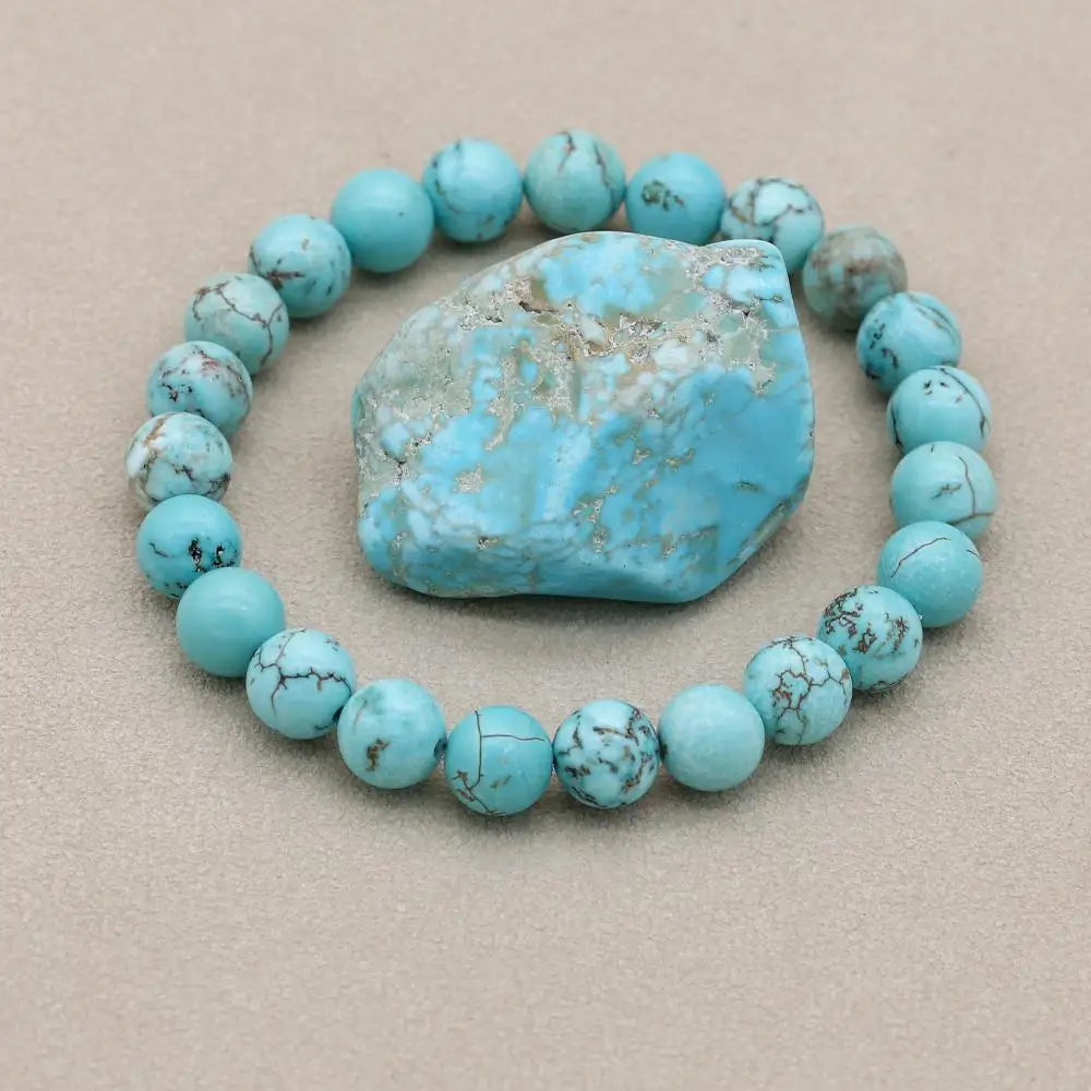Marlowe | Turquoise Beaded Stretch Bracelet