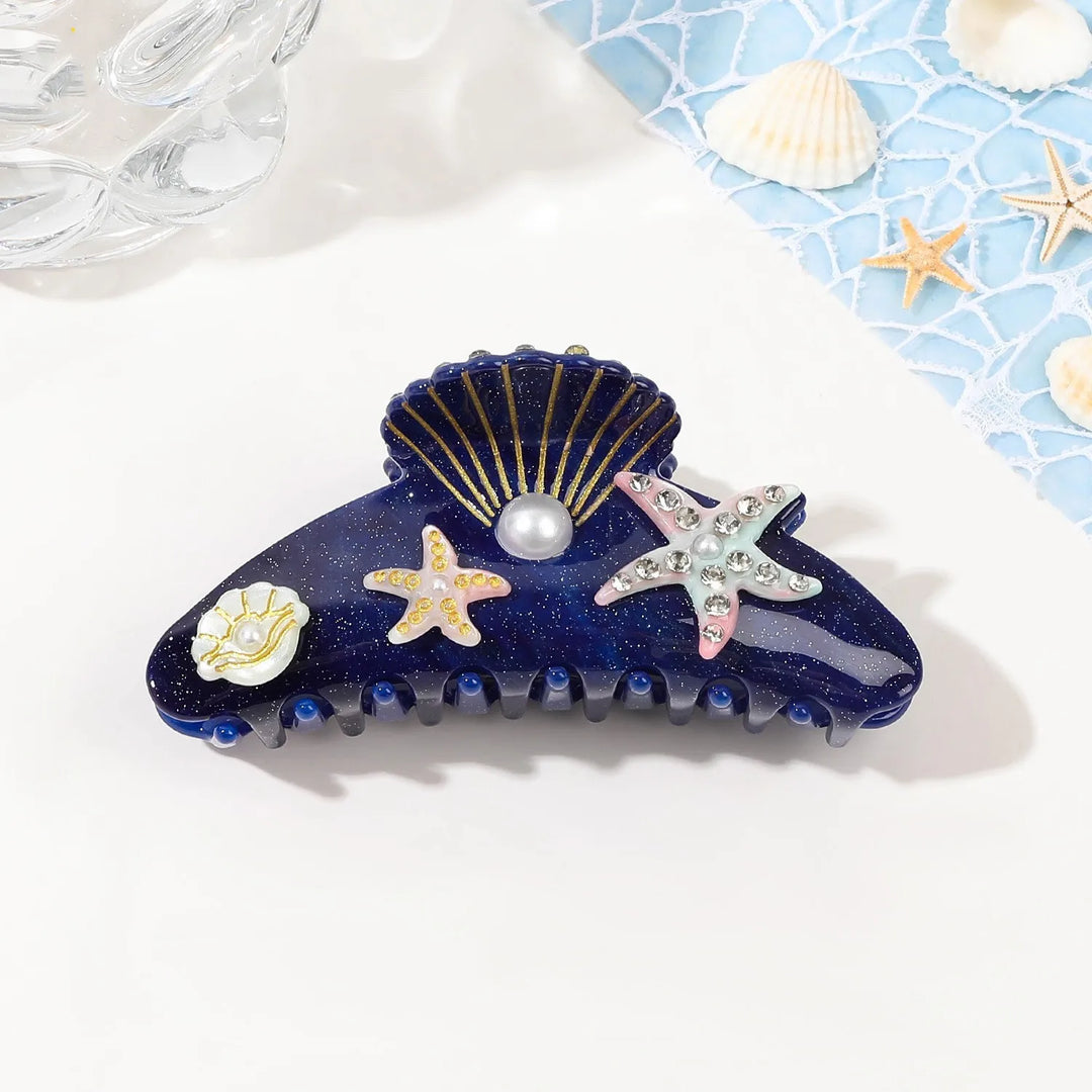 Morgan | Ocean Fish Crystal Hair Claw Clip