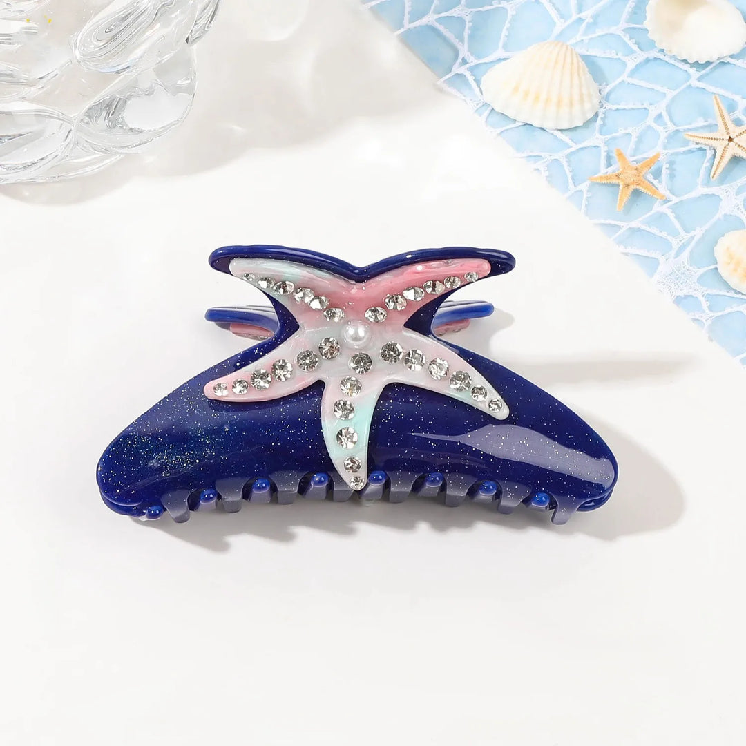 Morgan | Ocean Fish Crystal Hair Claw Clip