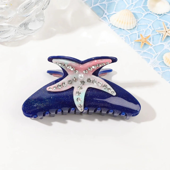 Morgan | Ocean Fish Crystal Hair Claw Clip