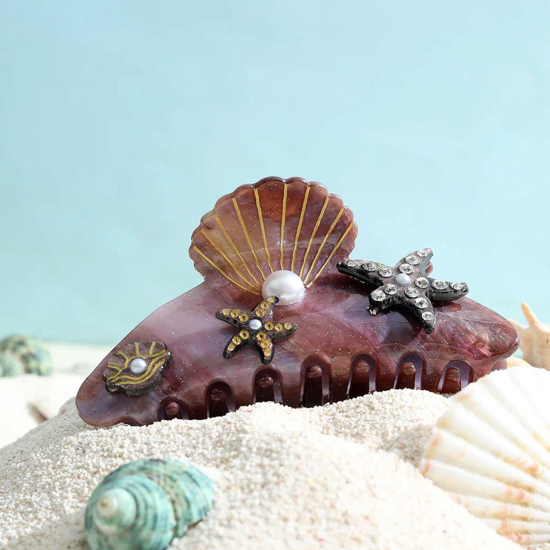 Morgan | Ocean Fish Crystal Hair Claw Clip