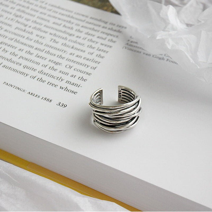Morgan | Silver Multi-Wire Open Band Ring