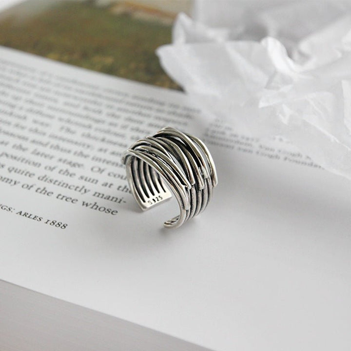 Morgan | Silver Multi-Wire Open Band Ring