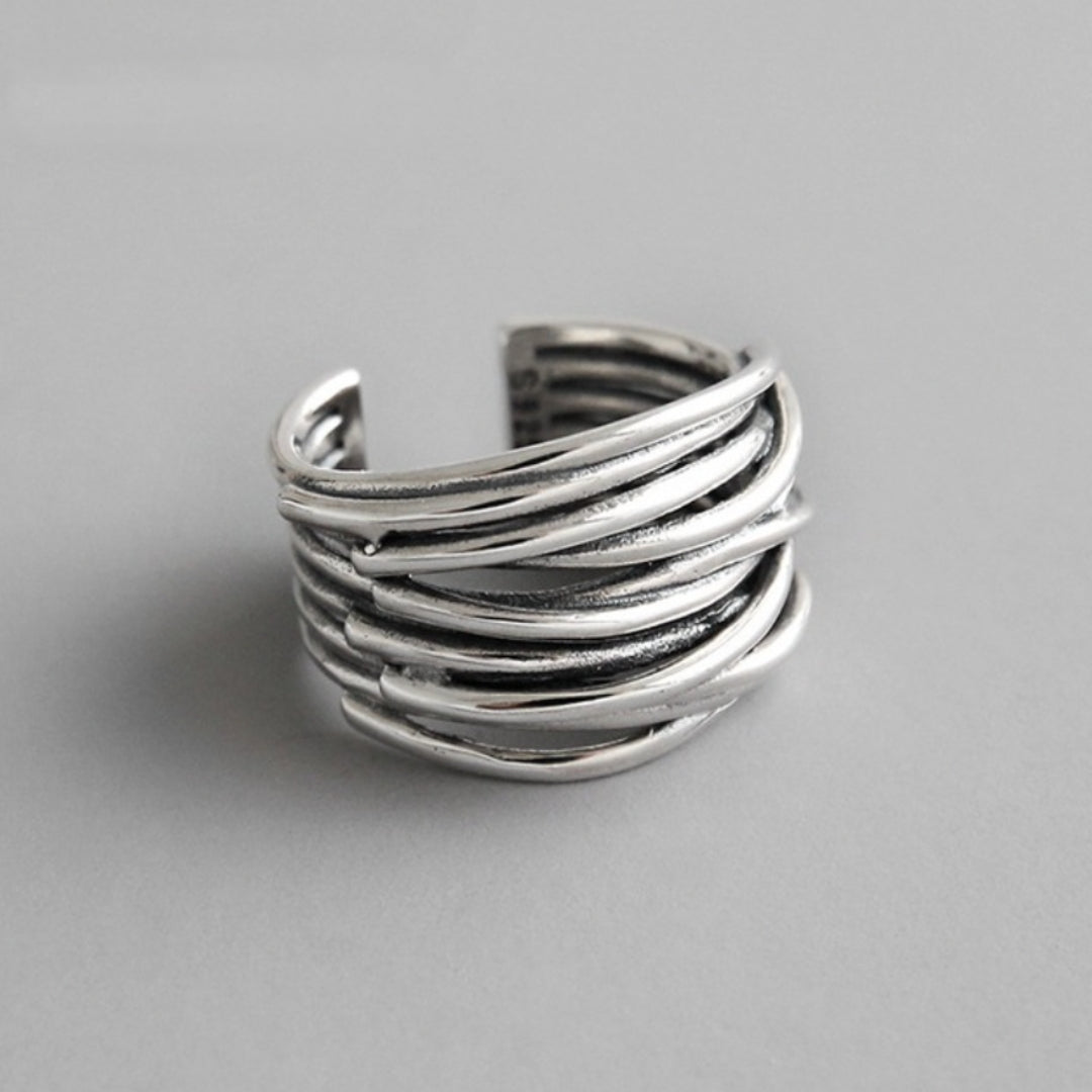 Morgan | Silver Multi-Wire Open Band Ring