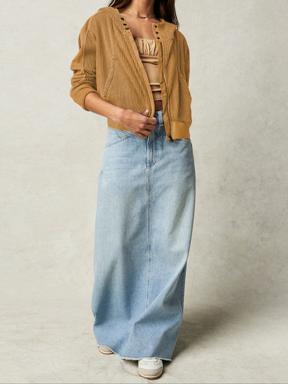 Greta | Relaxed Zip Hooded Jacket