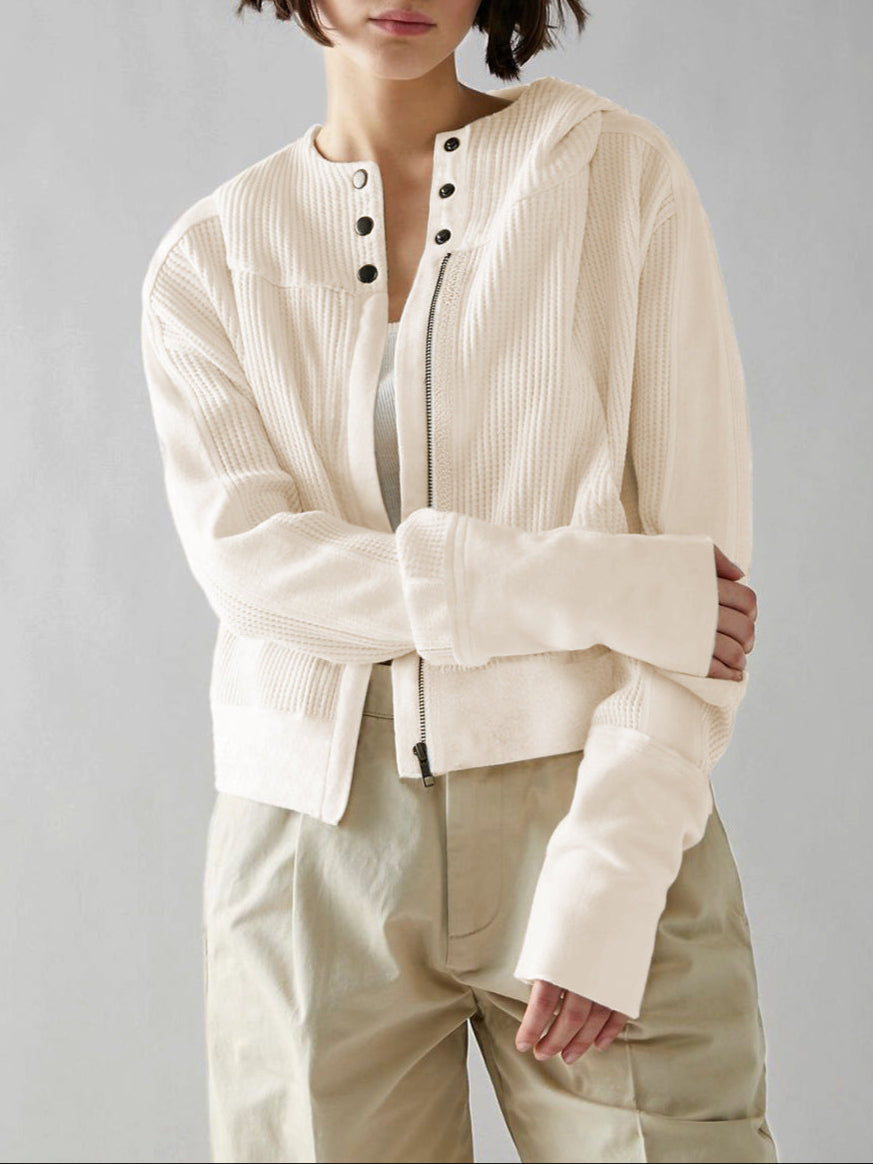 Greta | Relaxed Zip Hooded Jacket