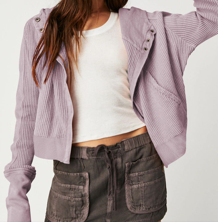 Greta | Relaxed Zip Hooded Jacket