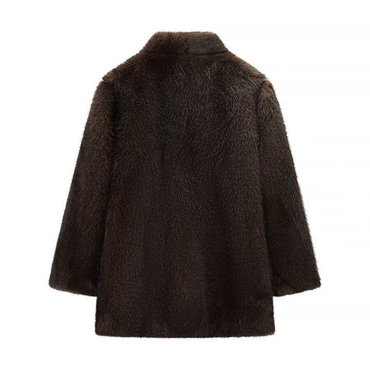 Skylar | Womens Faux Fur Coat Knee Length
