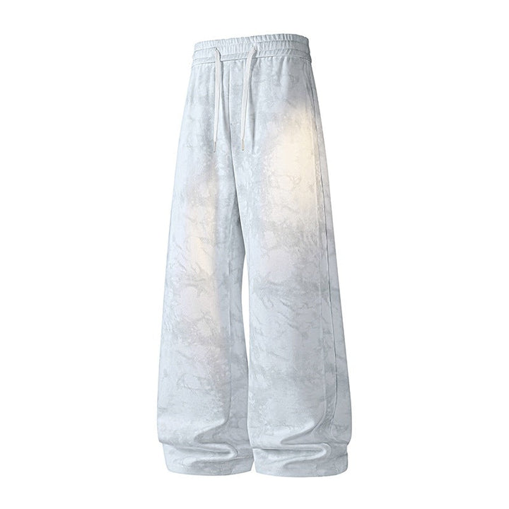 Casey | Wide Leg Drawstring Abstract Trousers