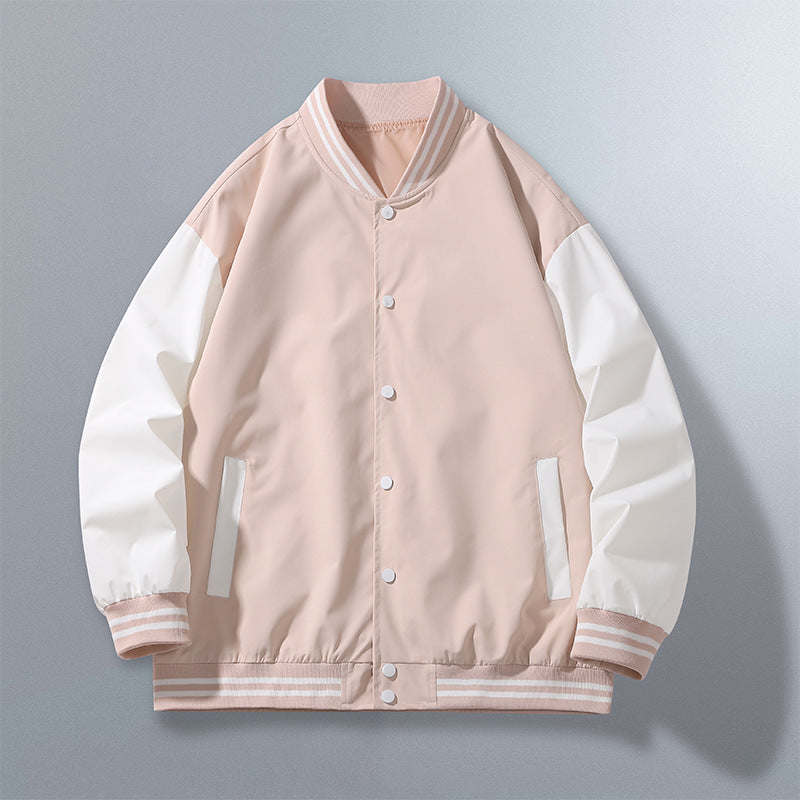 Taylor | Varsity Jacket Snap Button Relaxed