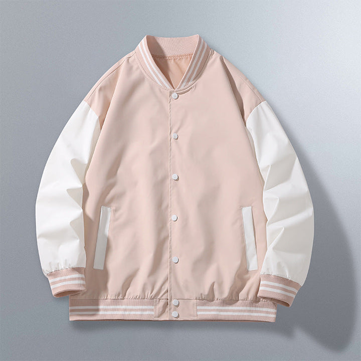 Taylor | Varsity Jacket Snap Button Relaxed