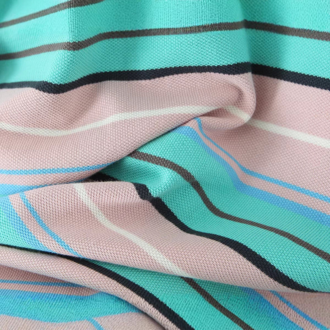 Zara | Long Sleeve Striped Polo Shirt