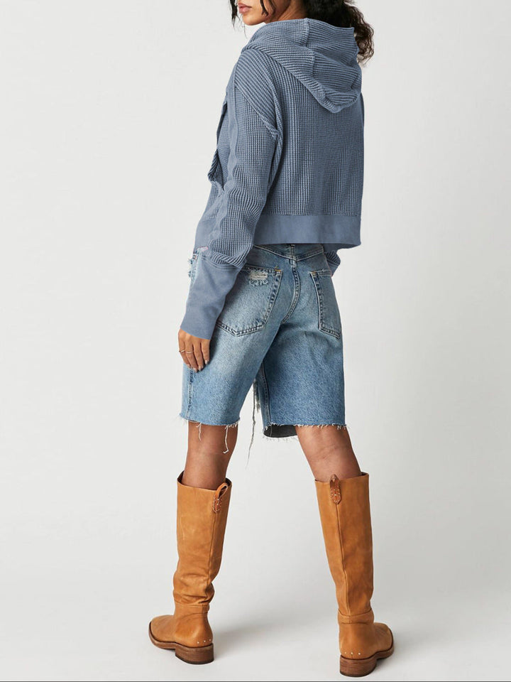 Greta | Relaxed Zip Hooded Jacket