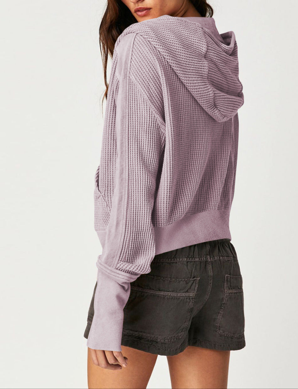 Greta | Relaxed Zip Hooded Jacket