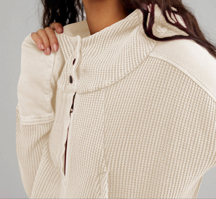 Greta | Relaxed Zip Hooded Jacket