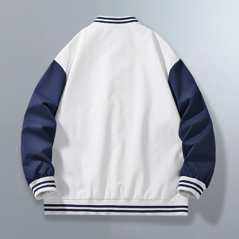 Taylor | Varsity Jacket Snap Button Relaxed