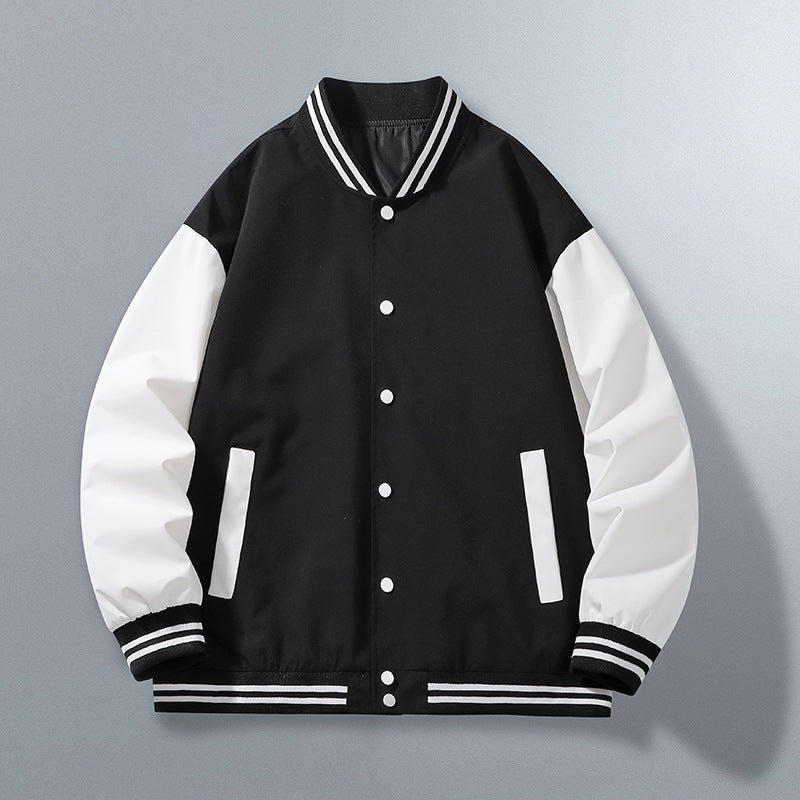 Taylor | Varsity Jacket Snap Button Relaxed
