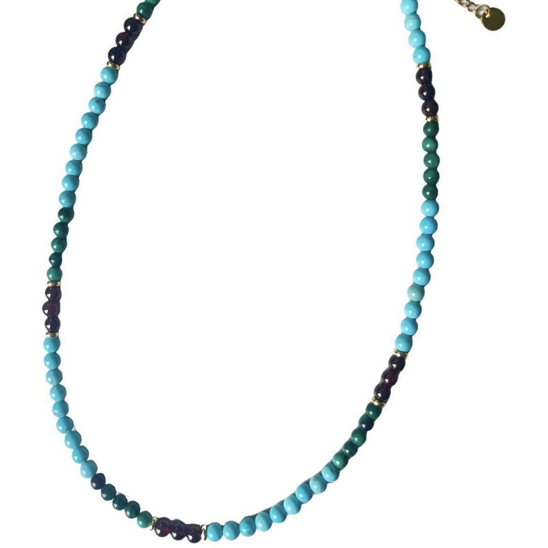 Kira | Beaded Long Sleeve Cotton Choker Necklace