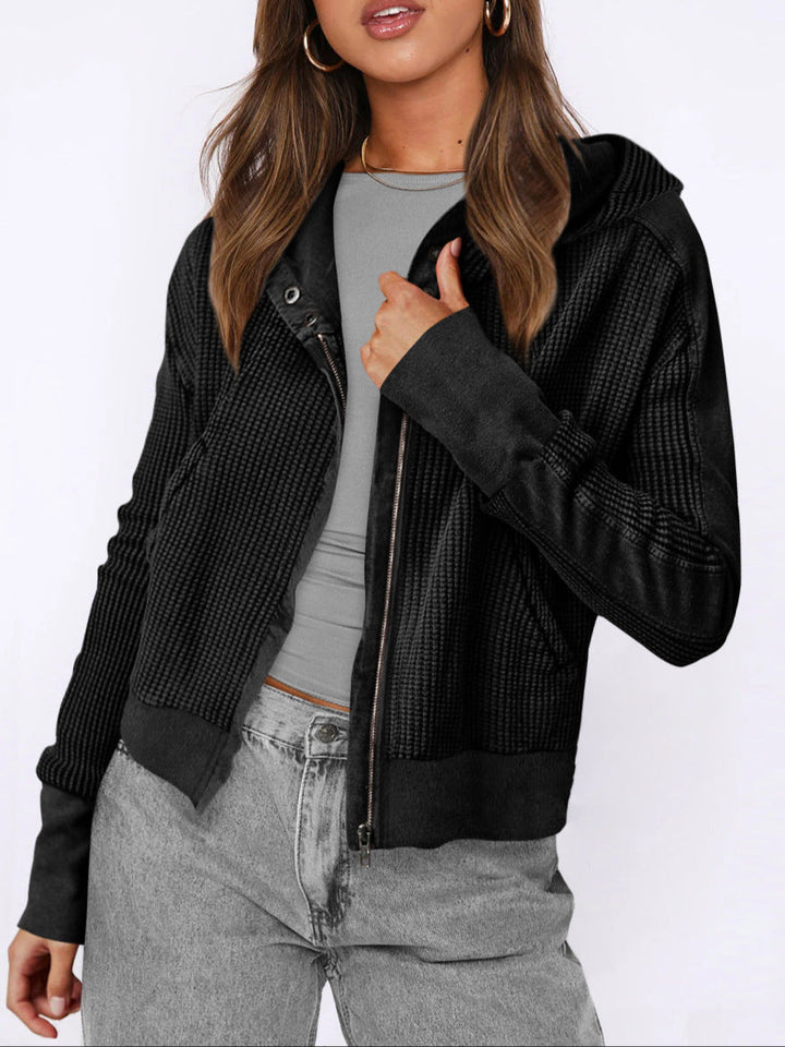 Greta | Relaxed Zip Hooded Jacket