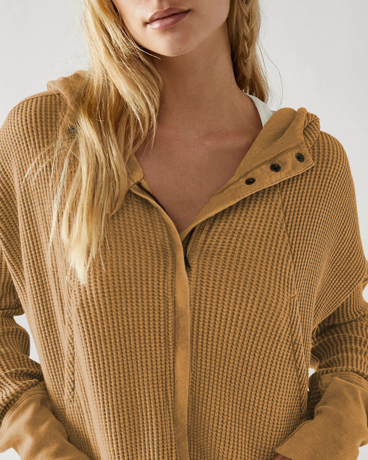 Greta | Relaxed Zip Hooded Jacket