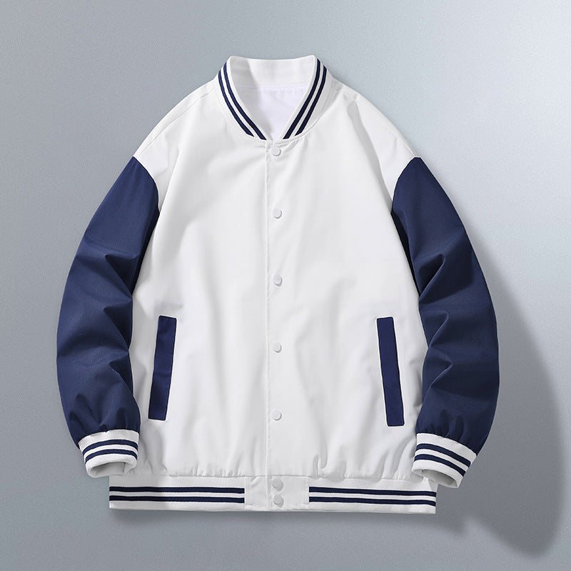 Taylor | Varsity Jacket Snap Button Relaxed