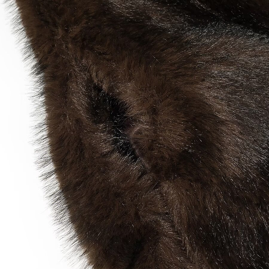 Skylar | Womens Faux Fur Coat Knee Length