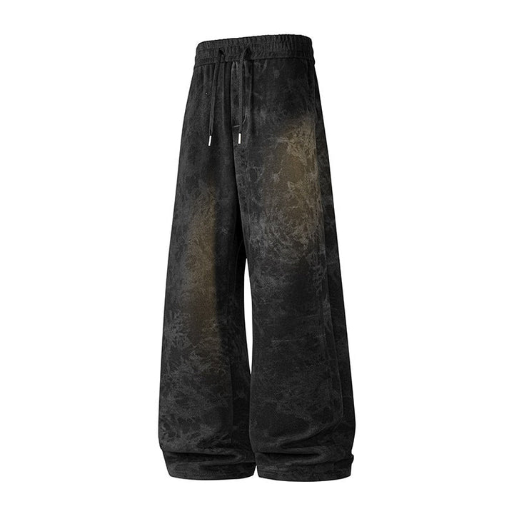 Casey | Wide Leg Drawstring Abstract Trousers