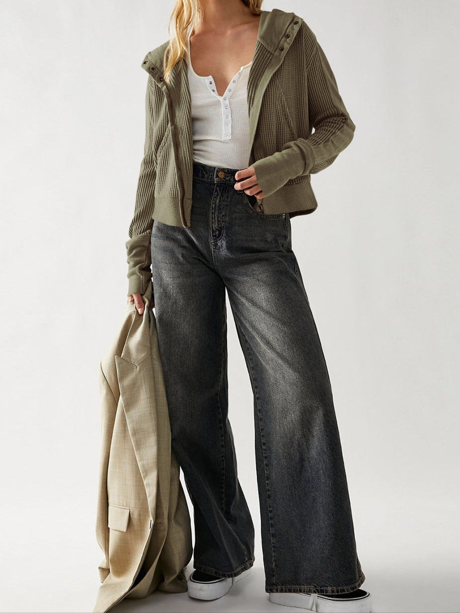 Greta | Relaxed Zip Hooded Jacket