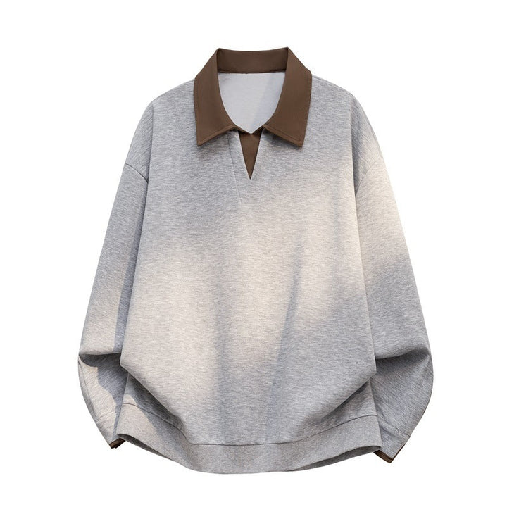Emery | Long Sleeve Polo Sweatshirt Pull-On Top