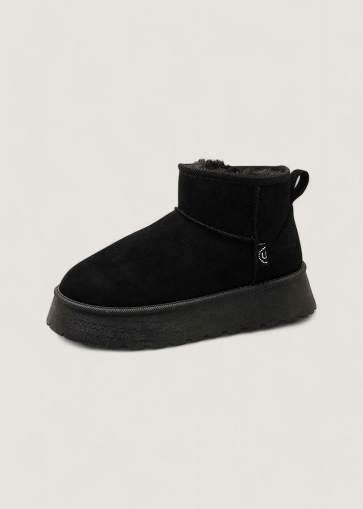 Sloane | Pull-On Faux Suede Platform Winter Boots
