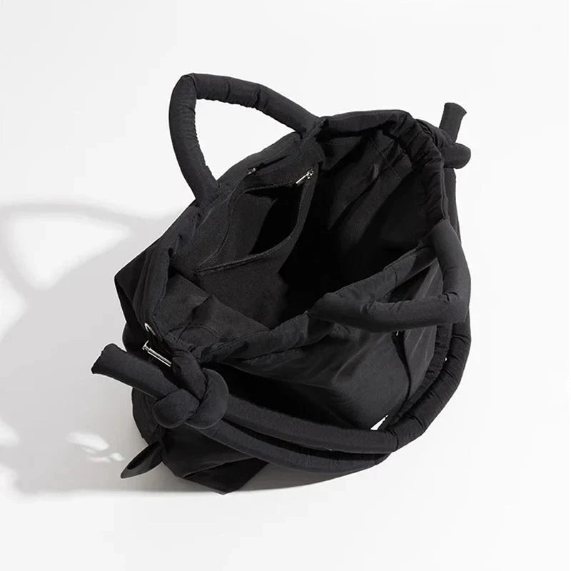 Phoebe | Quilted Puffer Tote Bag for Women