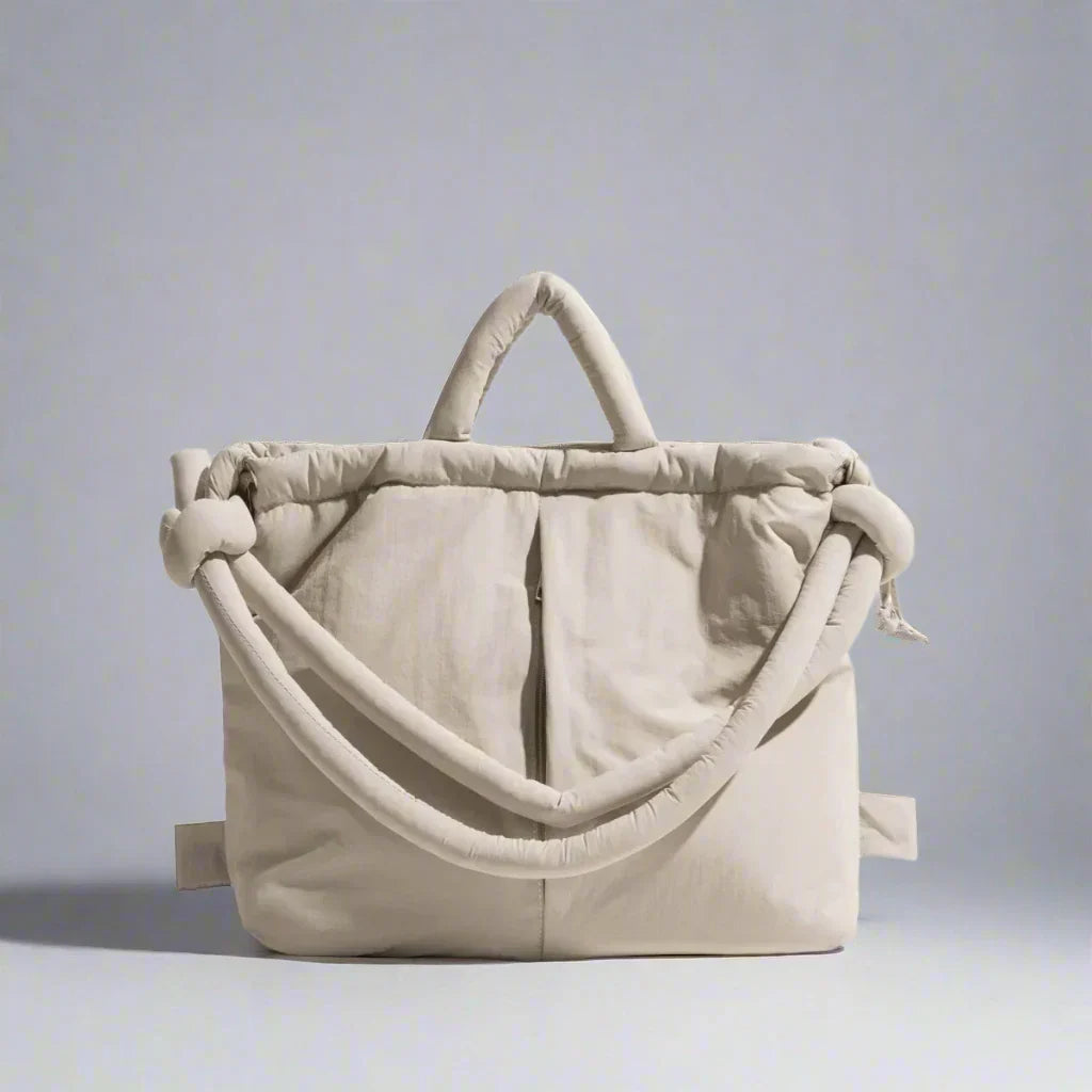 Phoebe | Quilted Puffer Tote Bag for Women
