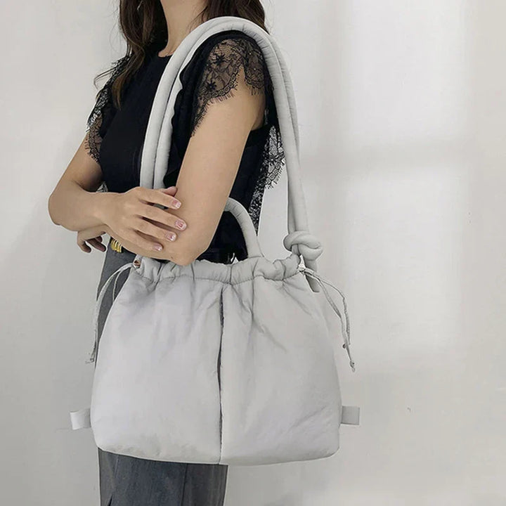 Phoebe | Quilted Puffer Tote Bag for Women
