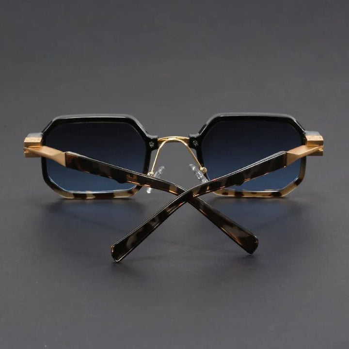 Quinn | Retro Octagonal Tortoiseshell Sunglasses