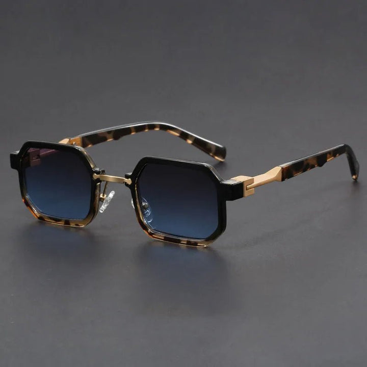 Quinn | Retro Octagonal Tortoiseshell Sunglasses