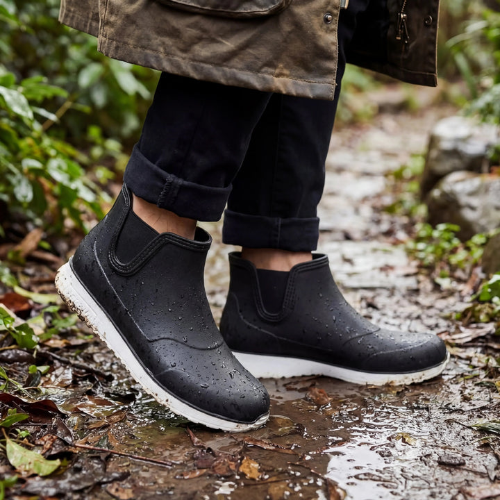 Ellis | Pull on Ankle Rain Boots