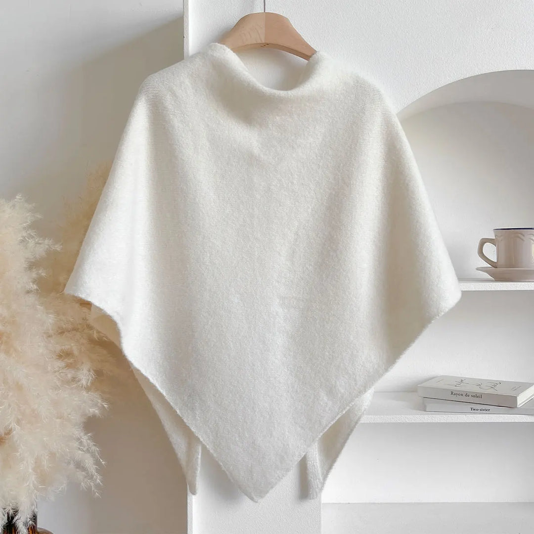 Womens knit wrap shawl shoulder cape, view 8