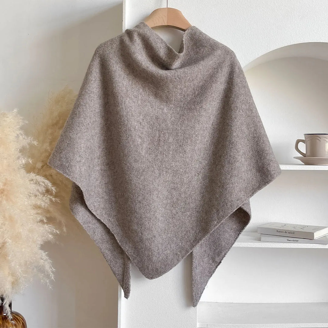 Peyton | Womens Wool Blend Knotted Shawl