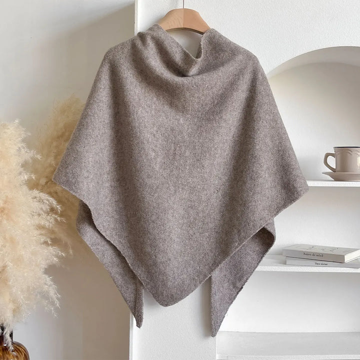 Peyton | Womens Wool Blend Knotted Shawl