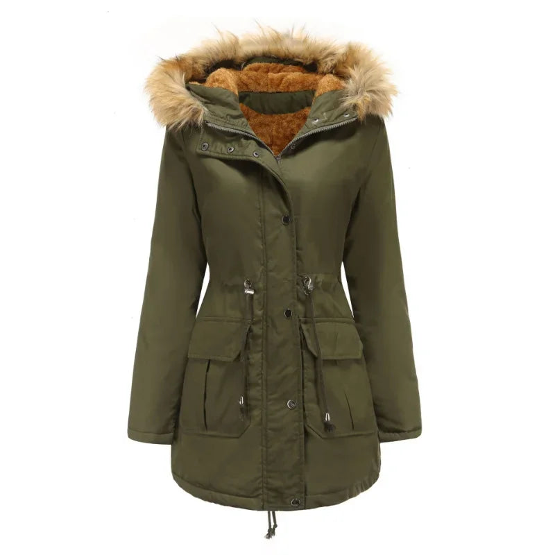 Brynn | Hooded Parka with Faux Fur Trim