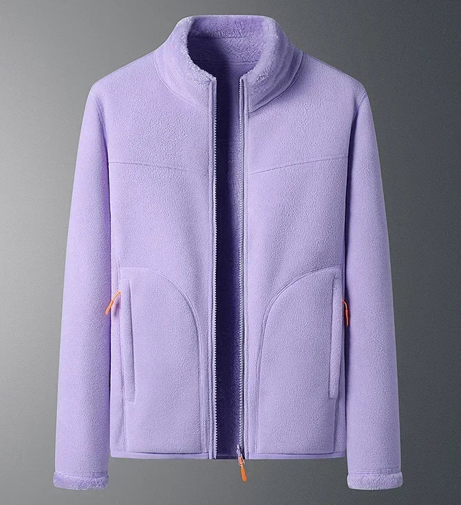Womens fleece full-zip jacket, view 4