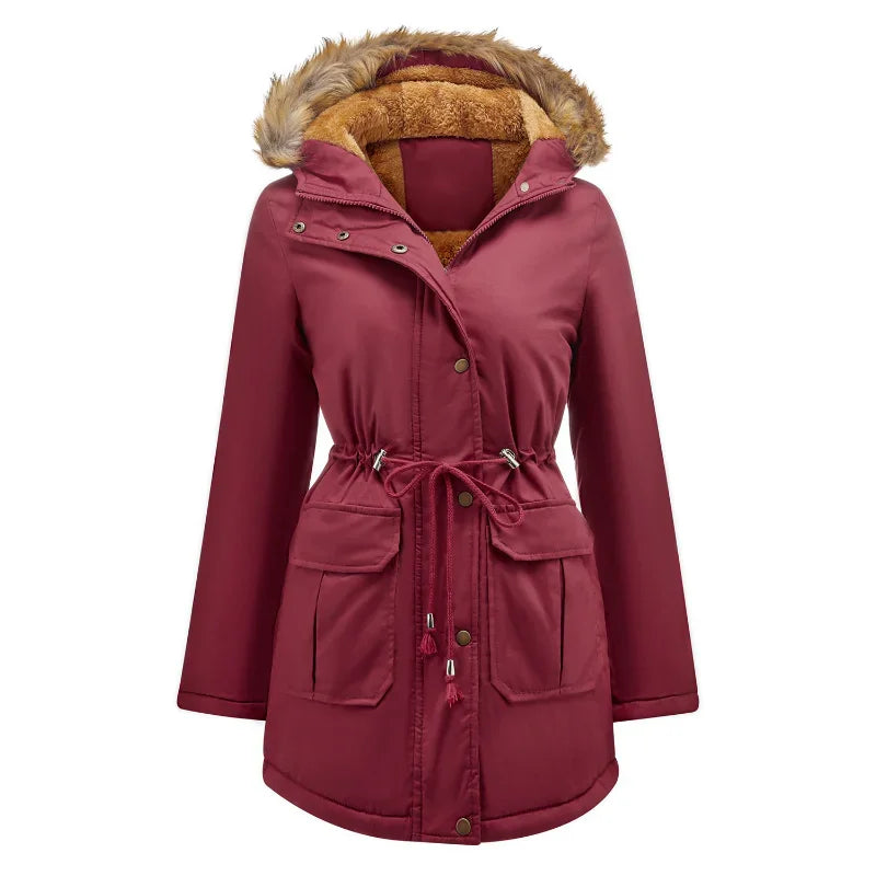 Brynn | Hooded Parka with Faux Fur Trim