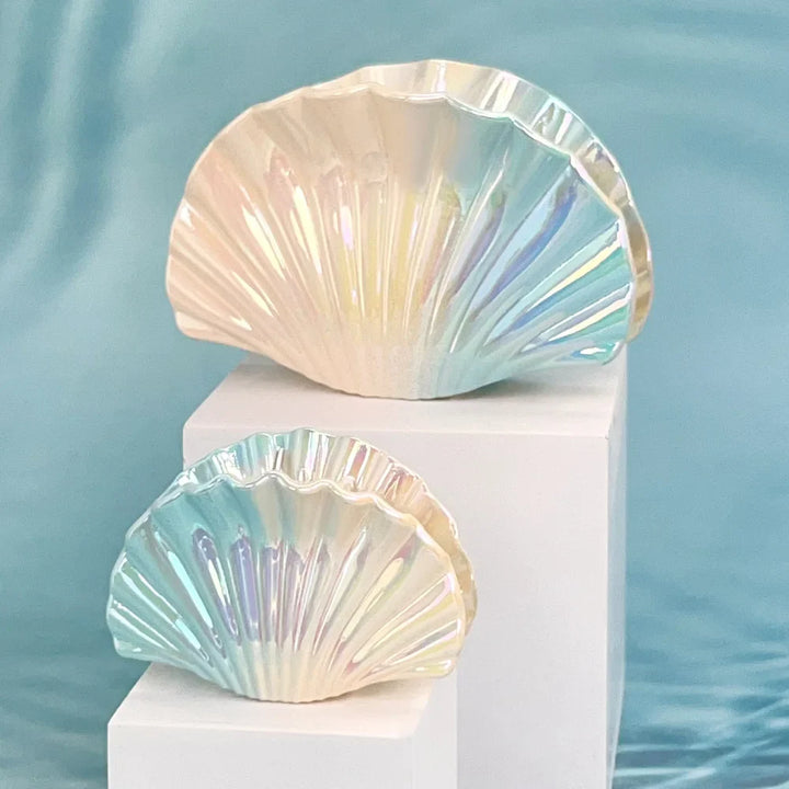Emery | Iridescent Decorative Shell Tray