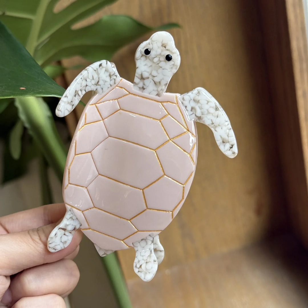 Finley | Ceramic Sea Turtle Decorative Sculpture