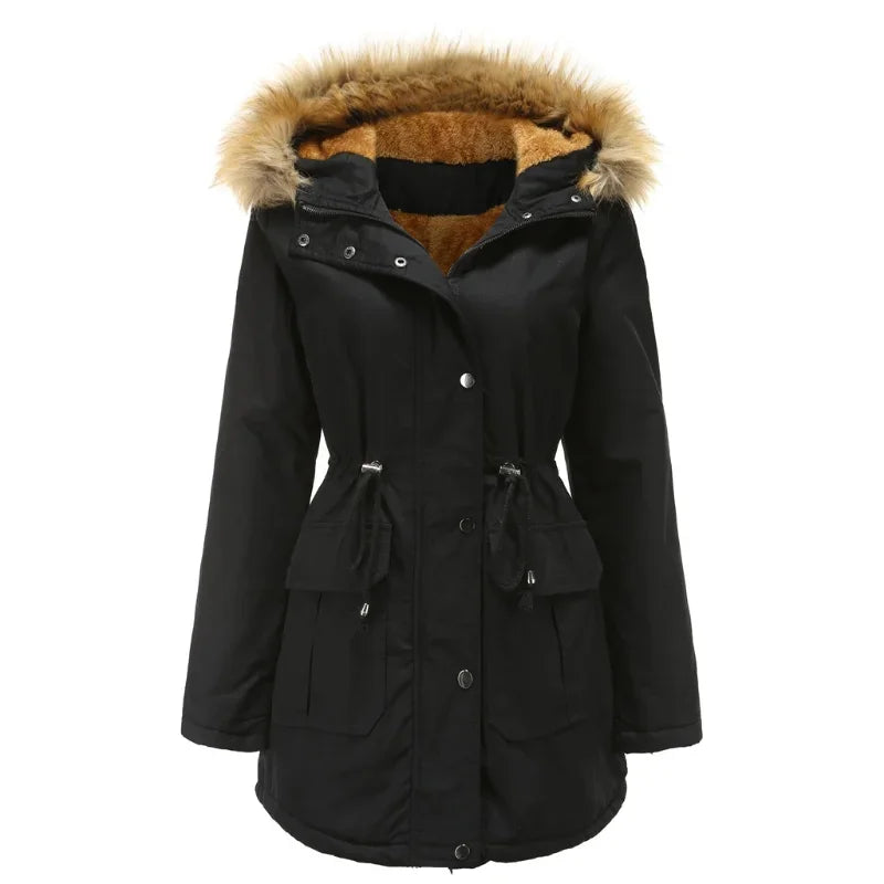 Brynn | Hooded Parka with Faux Fur Trim